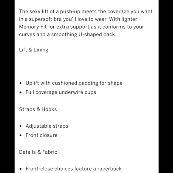 NWT! VS RACER BACK PERFECT COVERAGE➖36D - Picture 5 of 8